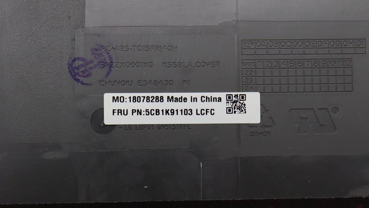Lenovo Cover Cover L 82Xr A Ag - 5CB1K91103