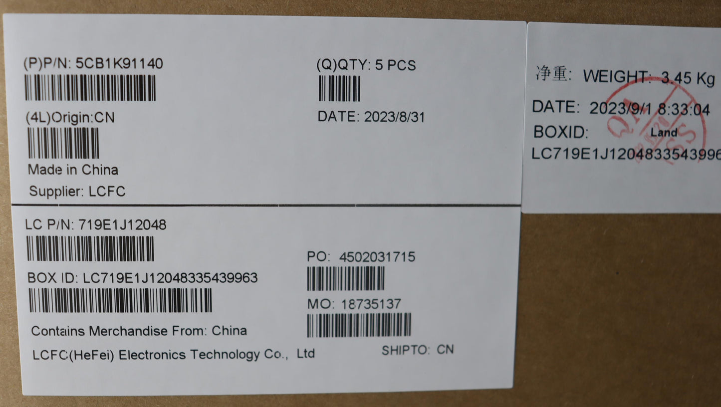 Lenovo Cover Upper Case Assembly Uke - 5CB1K91140