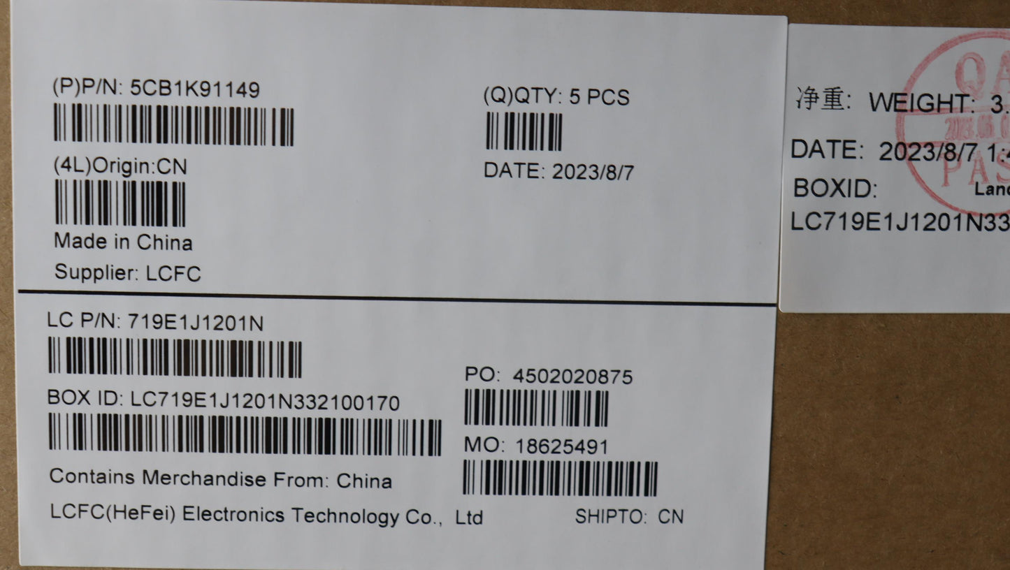 Lenovo Cover Upper Case Assembly Tc L - 5CB1K91149
