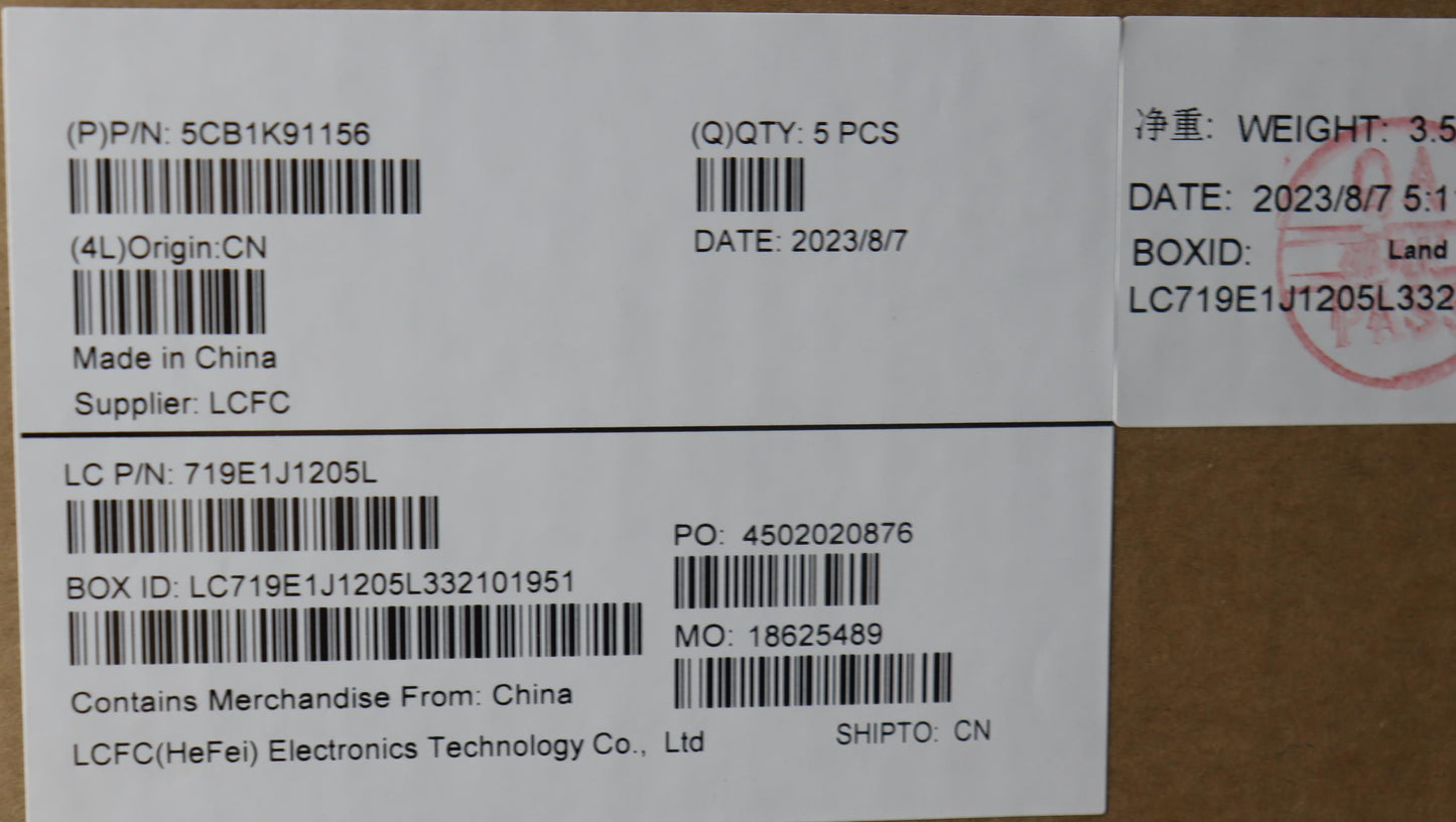 Lenovo Cover Upper Case Assembly Hbw - 5CB1K91156