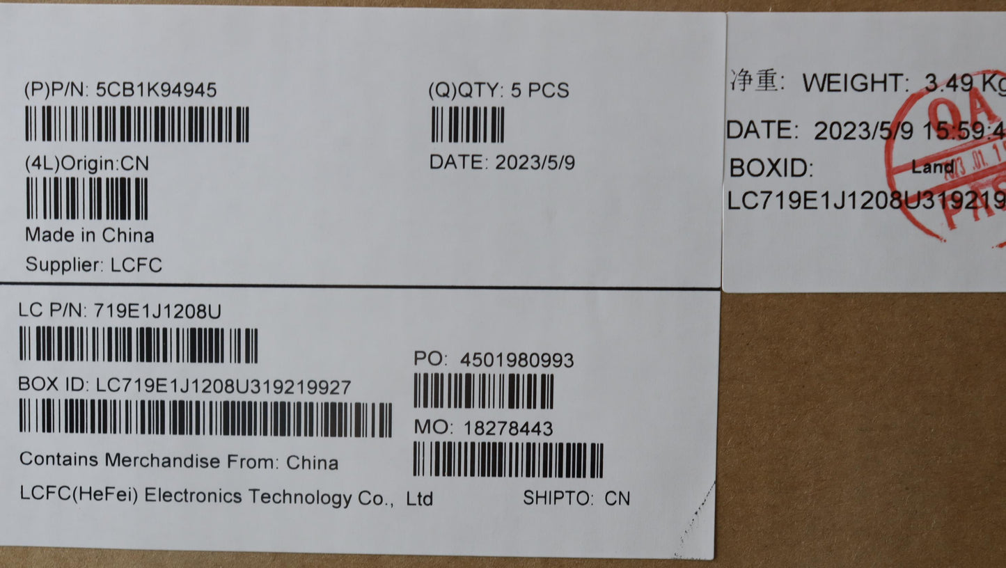 Lenovo Cover Upper Case Assembly Cze/ - 5CB1K94945