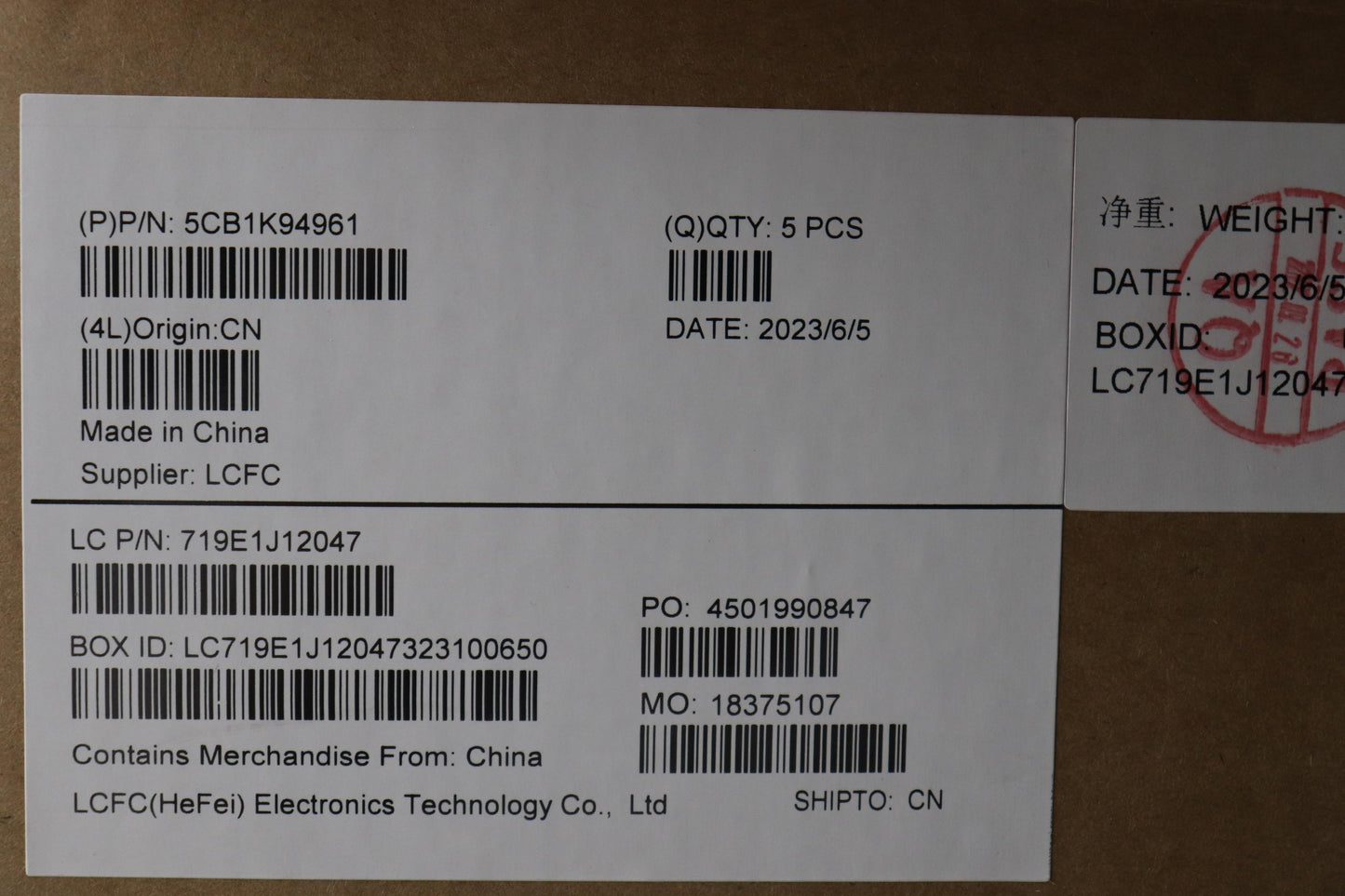 Lenovo Cover Upper Case Assembly Nord - 5CB1K94961