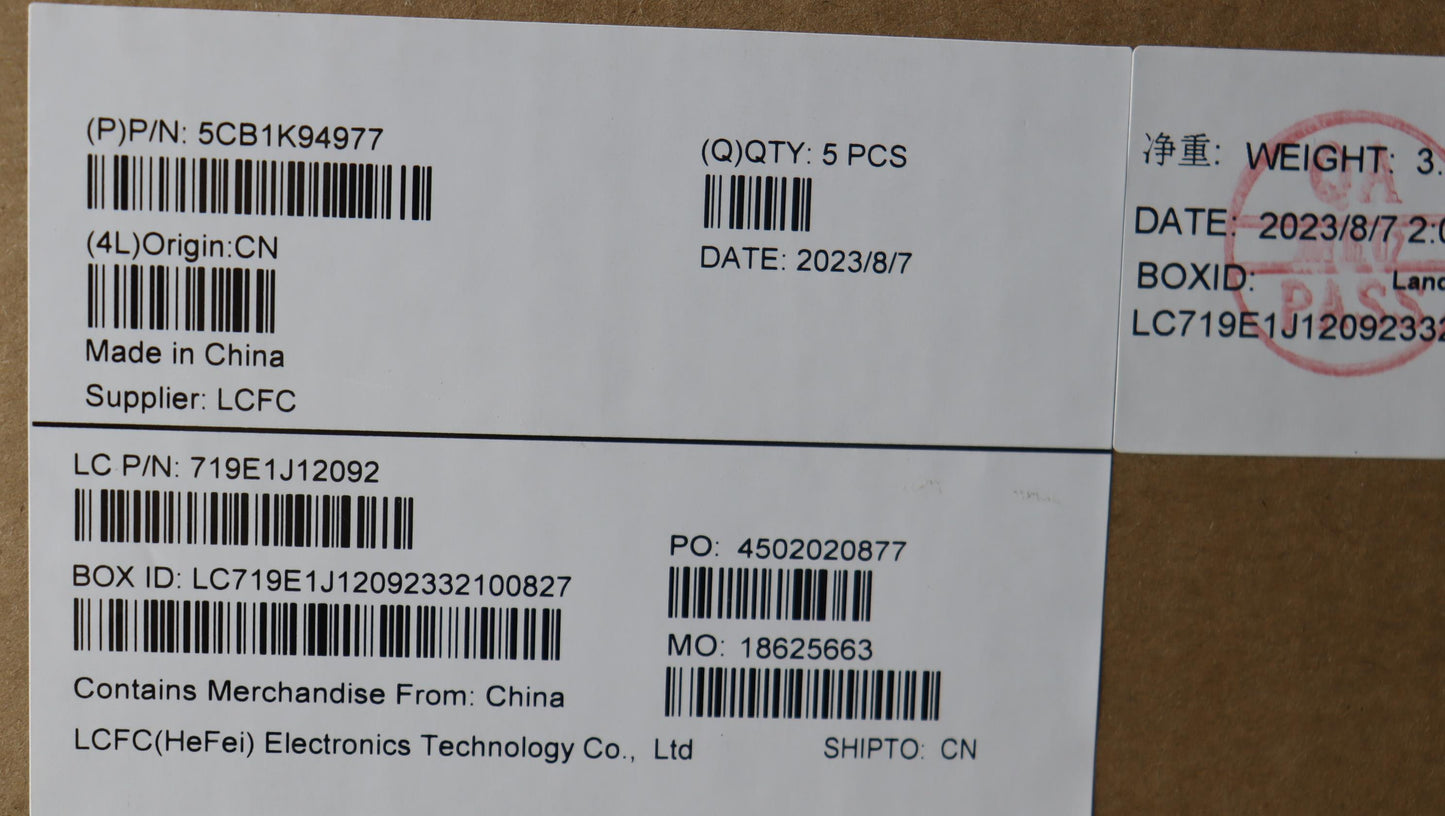 Lenovo Cover Upper Case Assembly Tur - 5CB1K94977