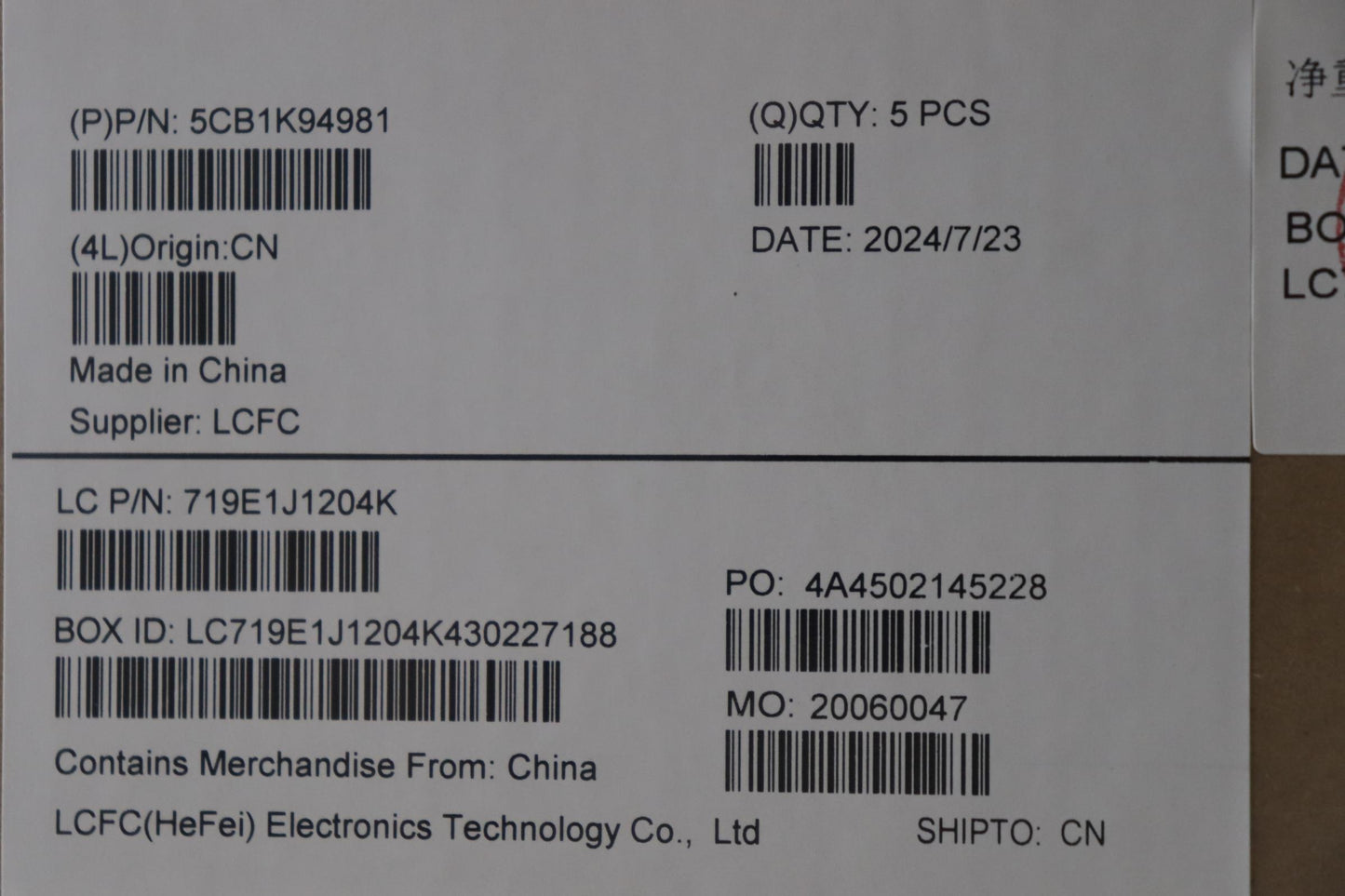 Lenovo Cover Upper Case Assembly Fra/ - 5CB1K94981