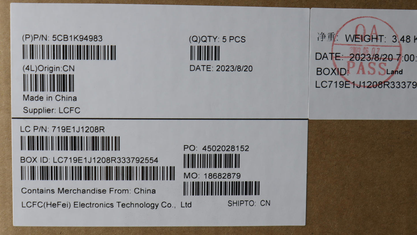 Lenovo Cover Upper Case Assembly Tc L - 5CB1K94983