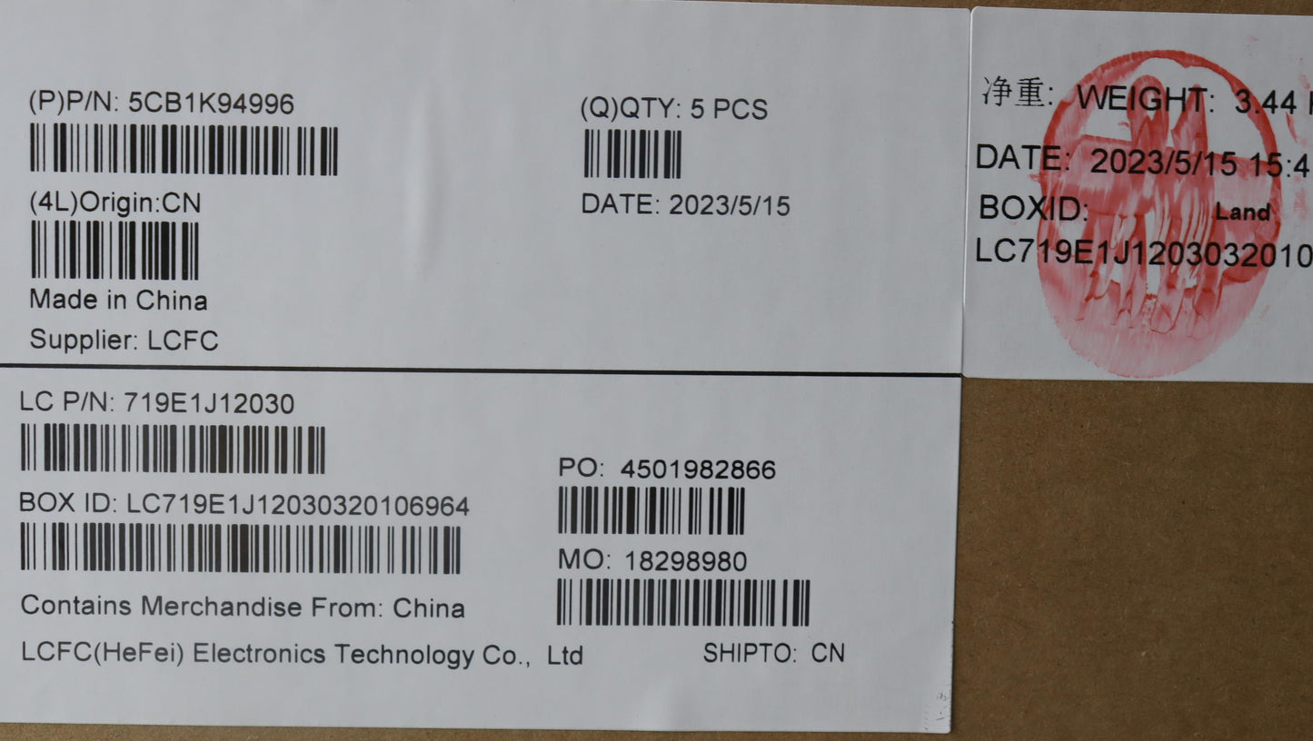 Lenovo Cover Upper Case Assembly Sws - 5CB1K94996