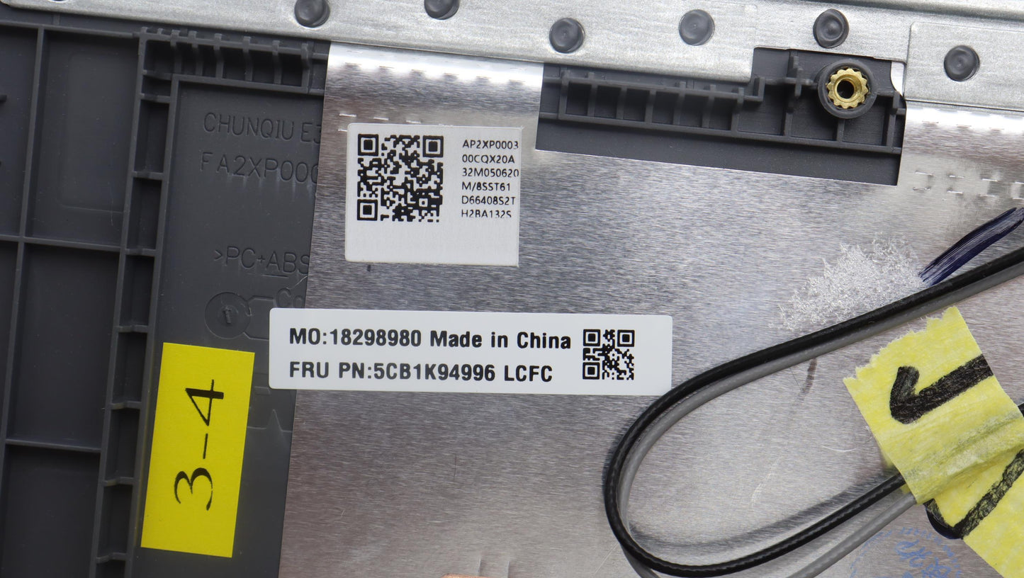 Lenovo Cover Upper Case Assembly Sws - 5CB1K94996