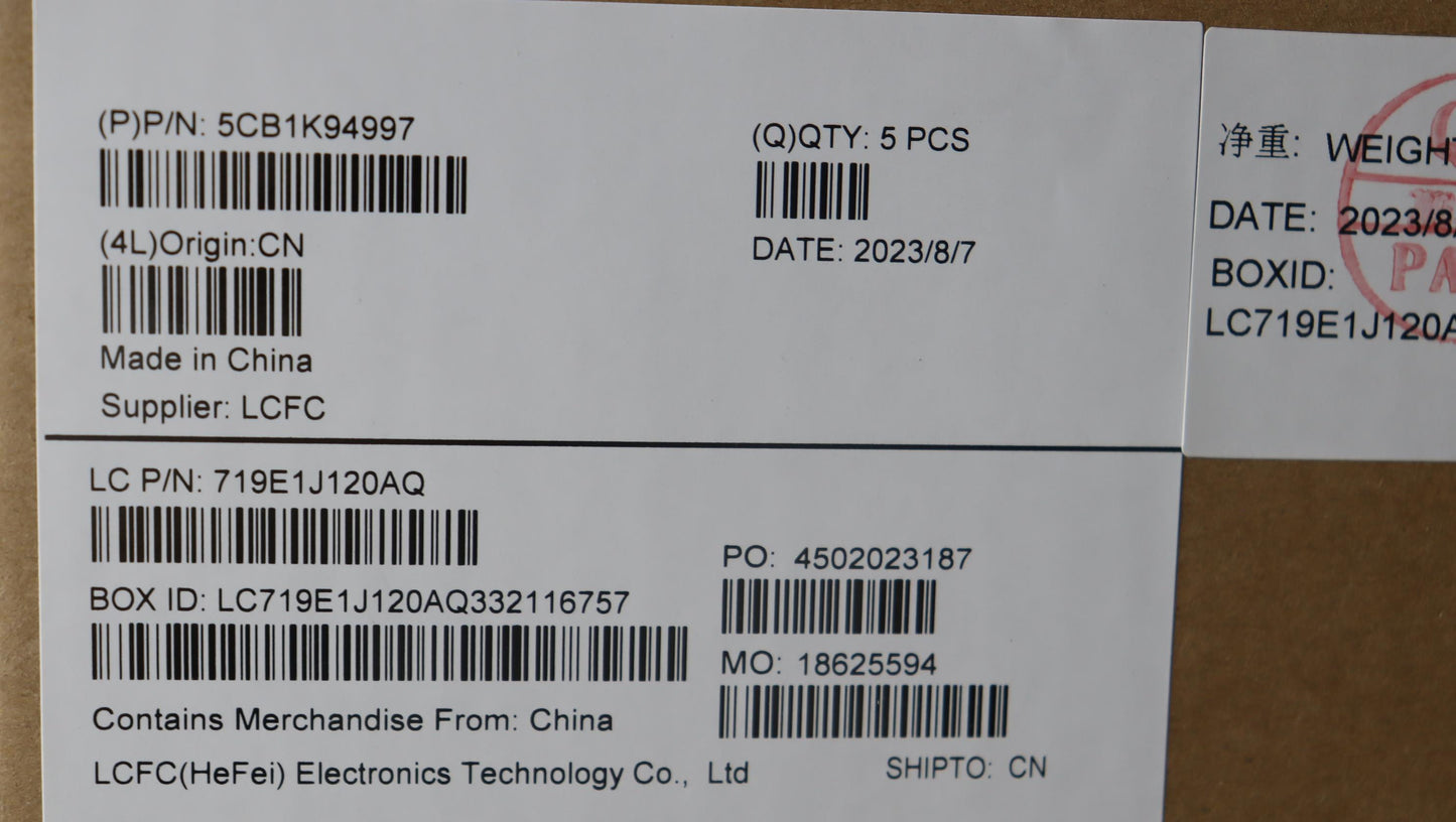 Lenovo Cover Upper Case Assembly Euro - 5CB1K94997