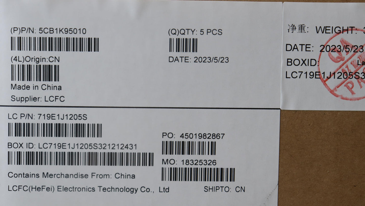 Lenovo Cover Upper Case Assembly Euro - 5CB1K95010