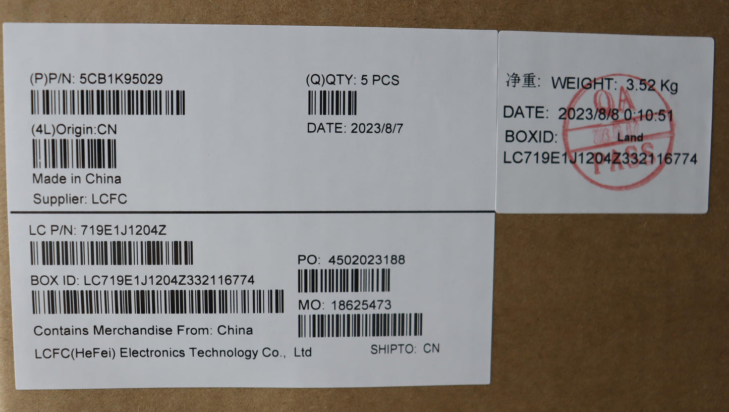 Lenovo Cover Upper Case Assembly Sws - 5CB1K95029