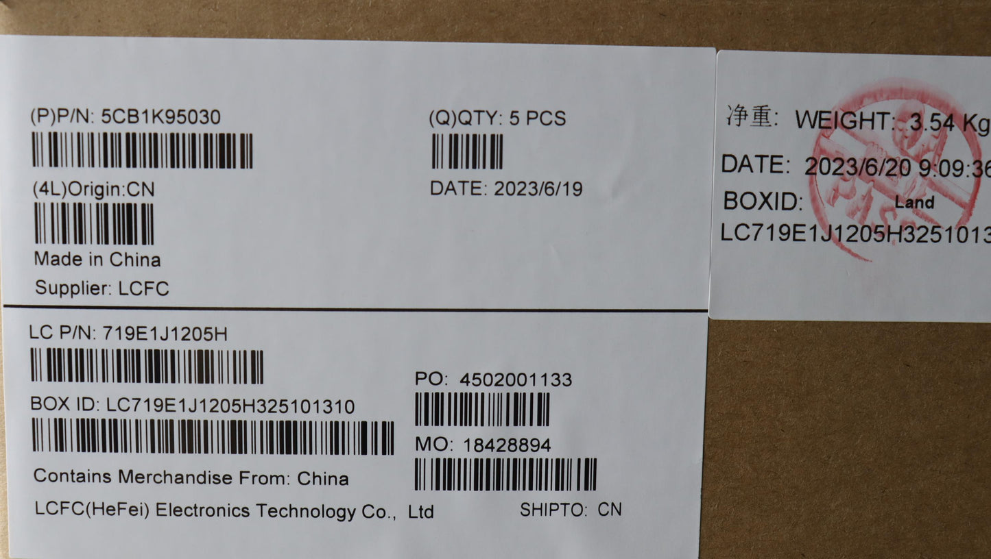Lenovo Cover Upper Case Assembly Tc L - 5CB1K95030