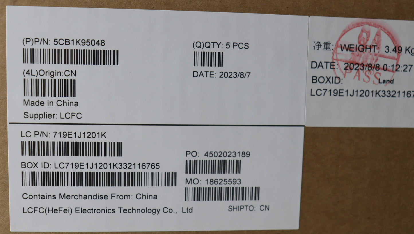Lenovo Cover Upper Case Assembly Fra - 5CB1K95048
