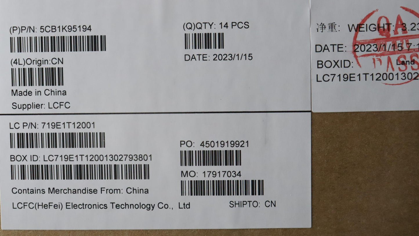 Lenovo Cover Lower Case L83Ay Sg - 5CB1K95194