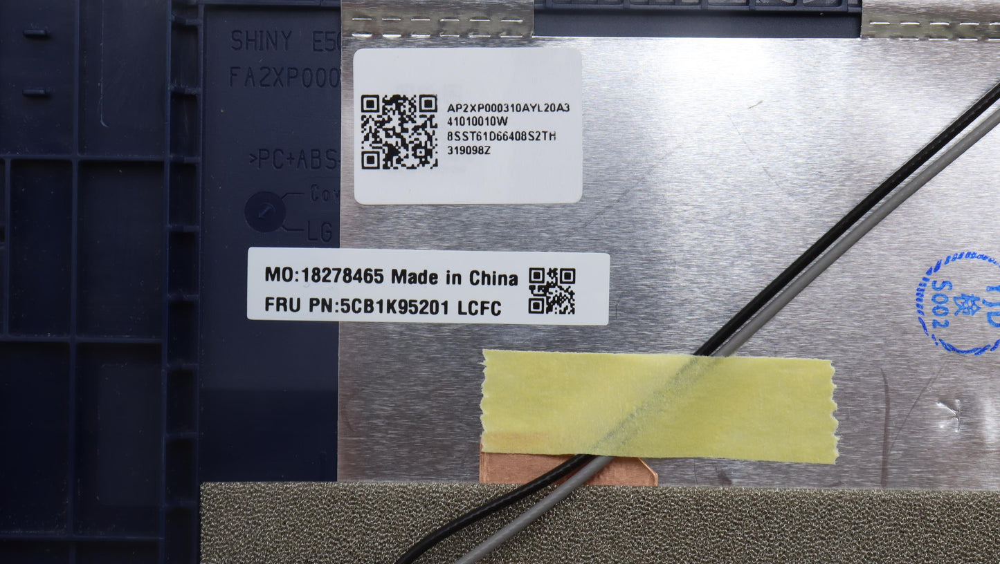 Lenovo Cover Upper Case Assembly Euro - 5CB1K95201
