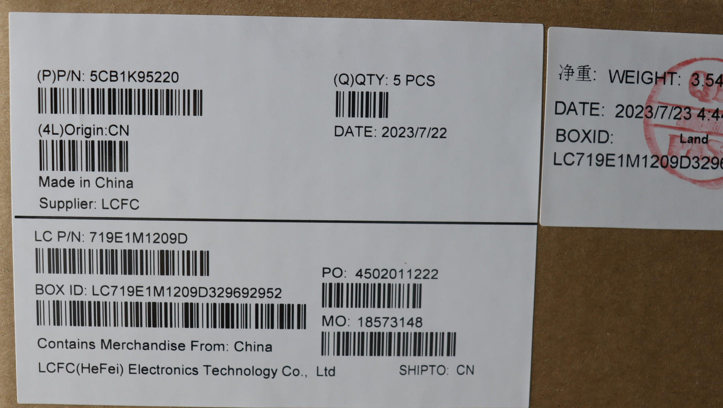 Lenovo Cover Upper Case Assembly Sws - 5CB1K95220