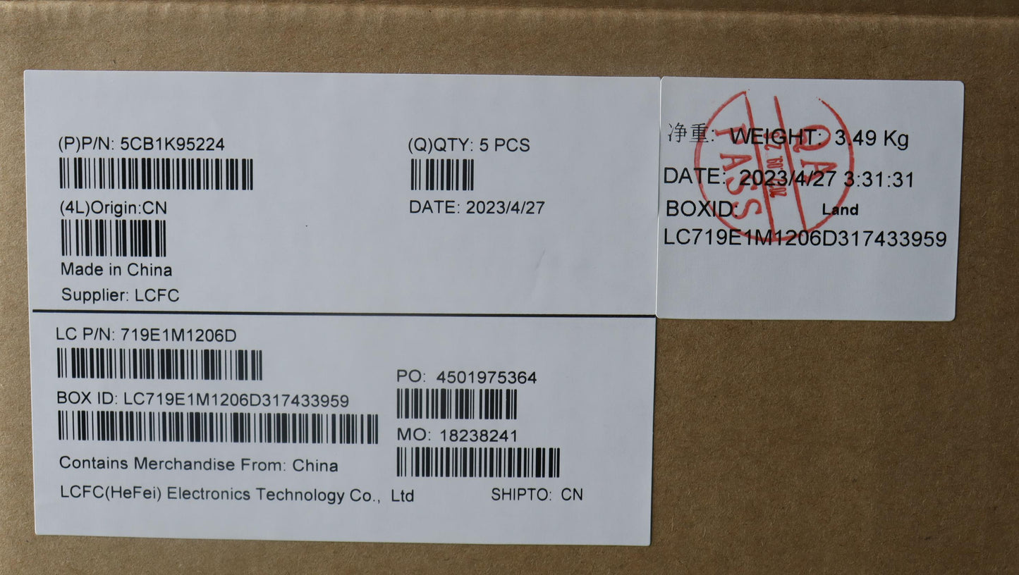 Lenovo Cover Upper Case Assembly Uke - 5CB1K95224