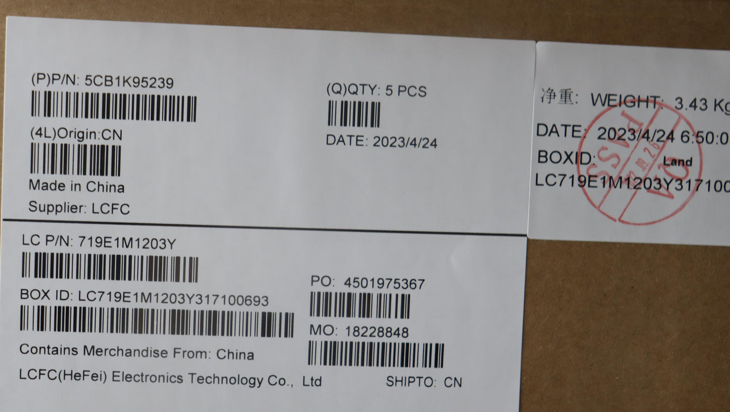 Lenovo Cover Upper Case Assembly Fra - 5CB1K95239