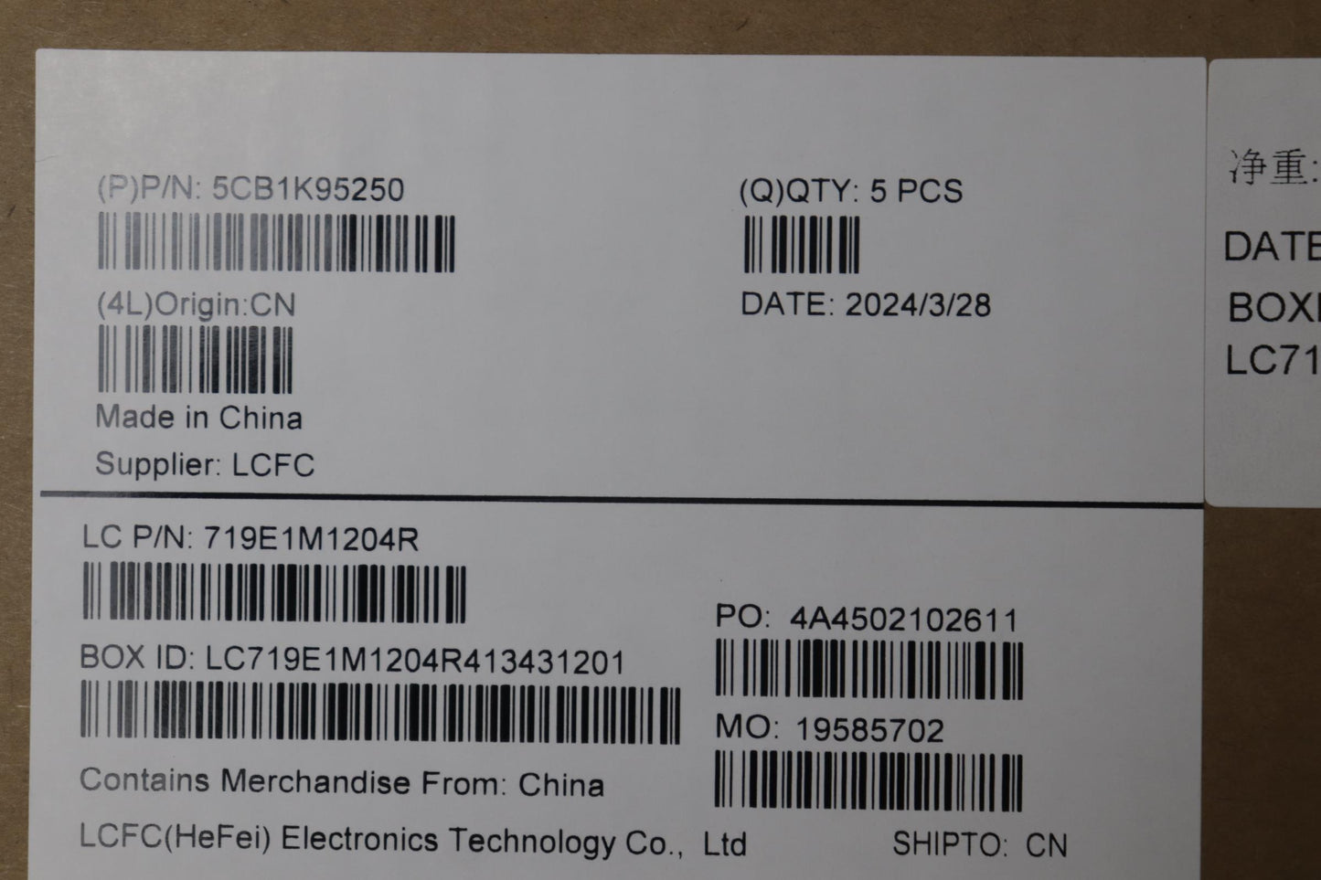 Lenovo Cover Upper Case Assembly Sws - 5CB1K95250