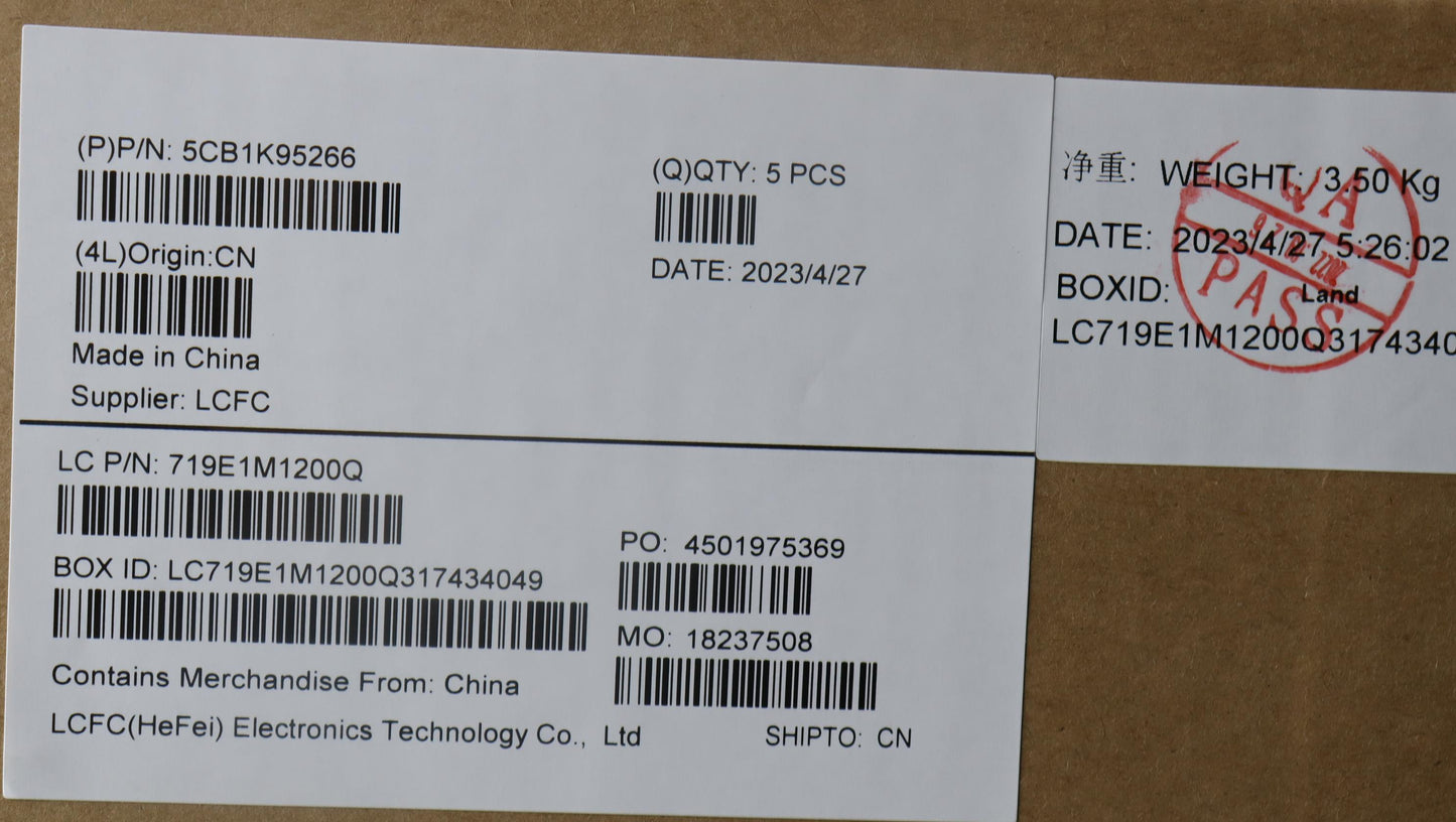 Lenovo Cover Upper Case Assembly Fra - 5CB1K95266