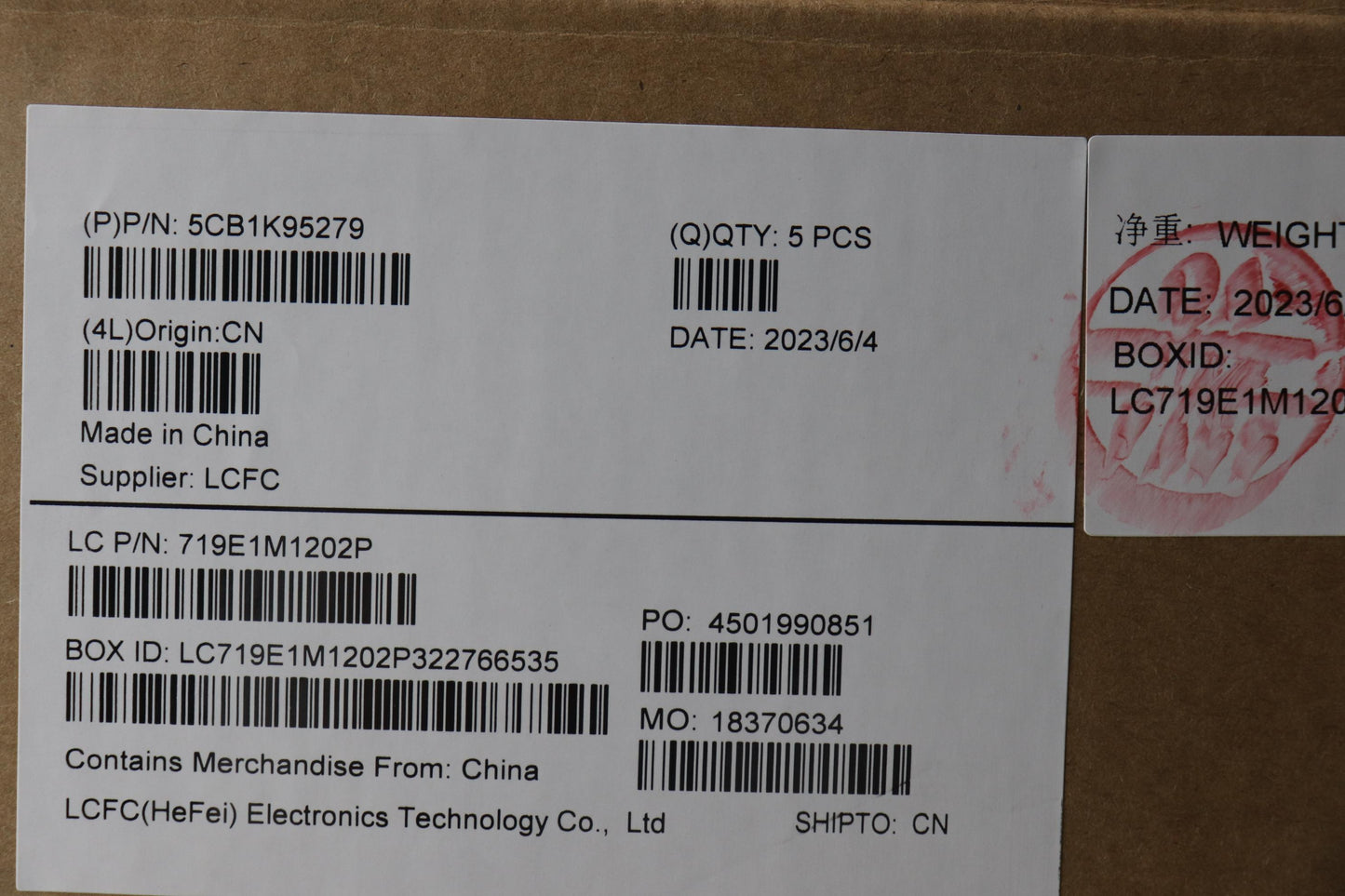 Lenovo Cover Upper Case Assembly Nord - 5CB1K95279