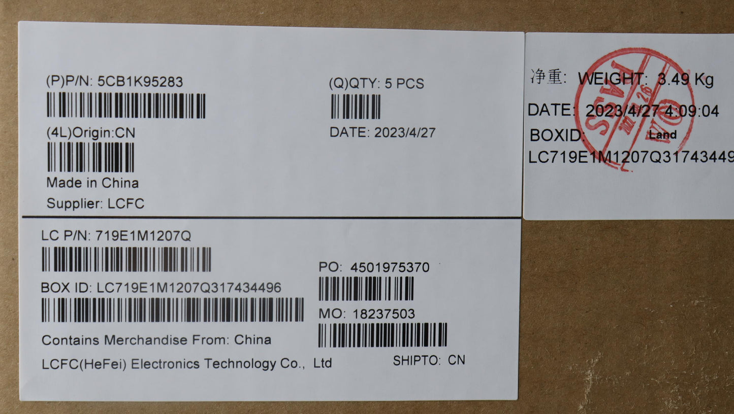 Lenovo Cover Upper Case Assembly Spa - 5CB1K95283