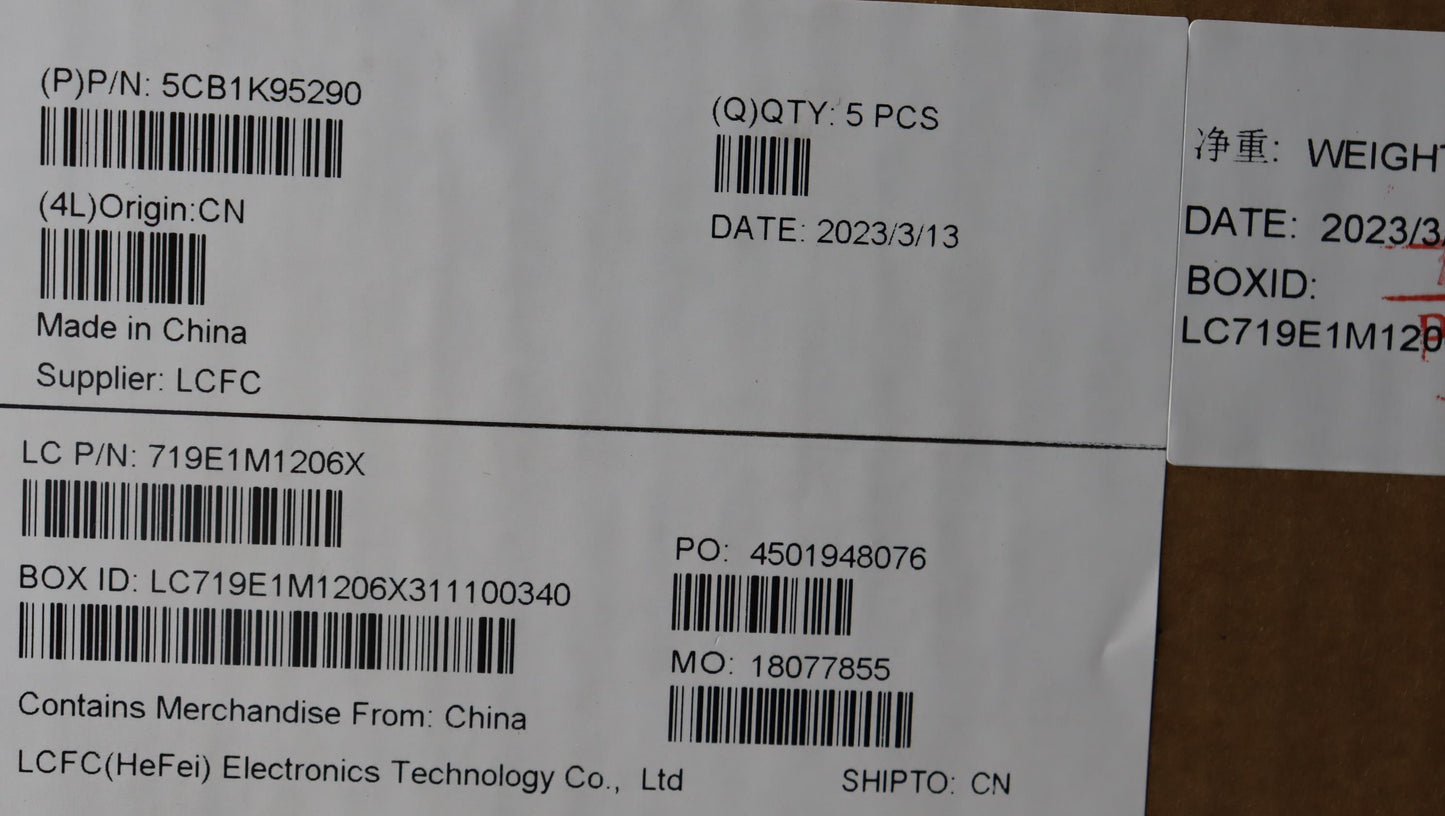 Lenovo Cover Upper Case Assembly Usa - 5CB1K95290