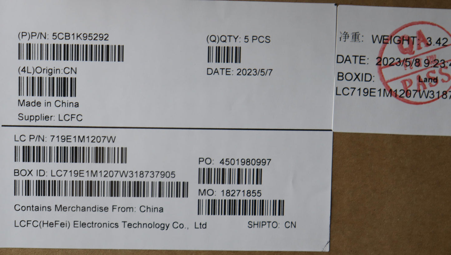 Lenovo Cover Upper Case Assembly Uke - 5CB1K95292