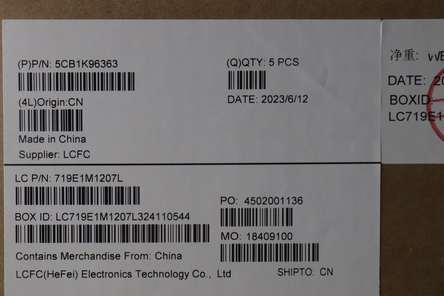 Lenovo Cover Upper Case Assembly Euro - 5CB1K96363