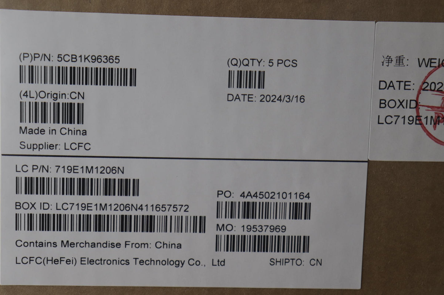 Lenovo Cover Upper Case Assembly Bul - 5CB1K96365