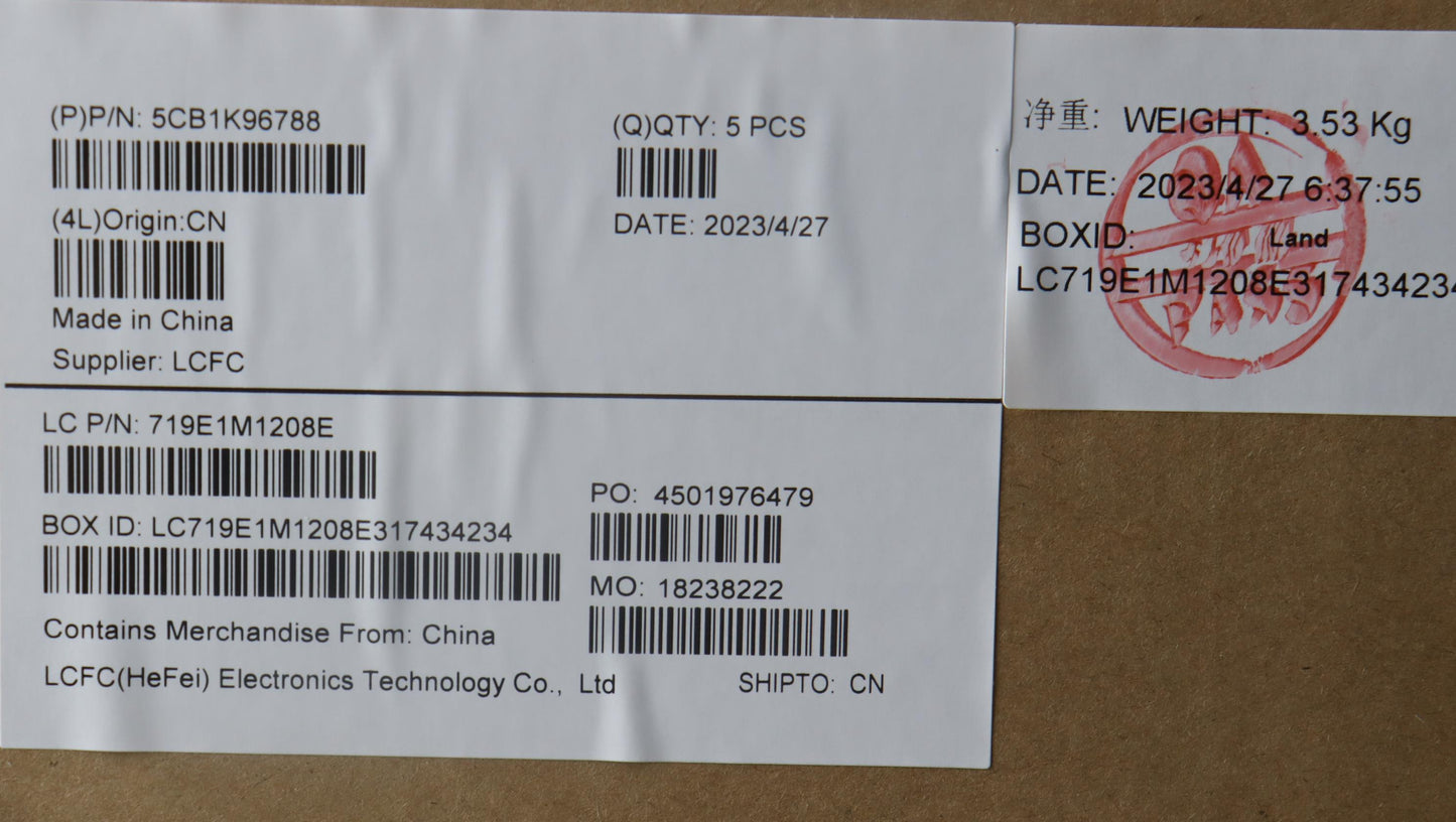 Lenovo Cover Upper Case Assembly Eng - 5CB1K96788
