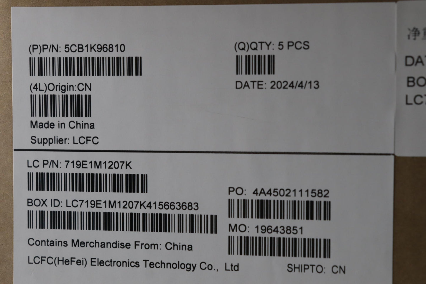 Lenovo Cover Upper Case Assembly Thai - 5CB1K96810