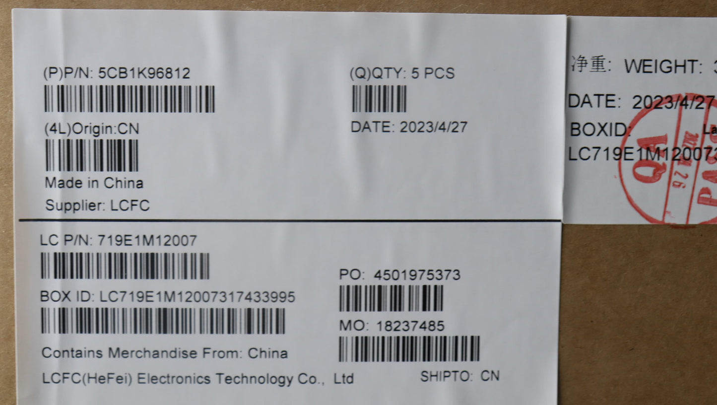 Lenovo Cover Upper Case Assembly Uke - 5CB1K96812
