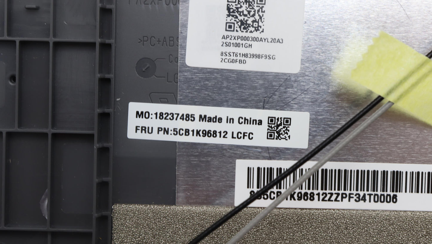 Lenovo Cover Upper Case Assembly Uke - 5CB1K96812