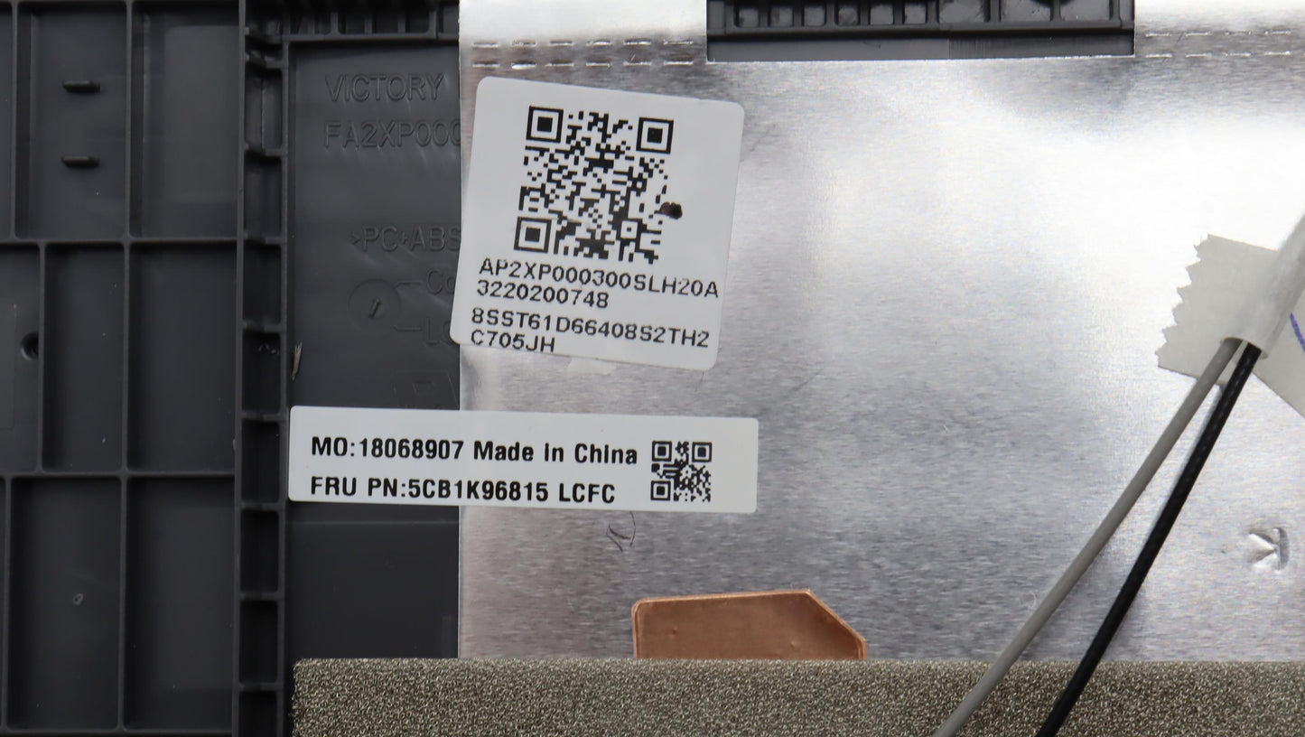 Lenovo Cover Upper Case Assembly Eng - 5CB1K96815