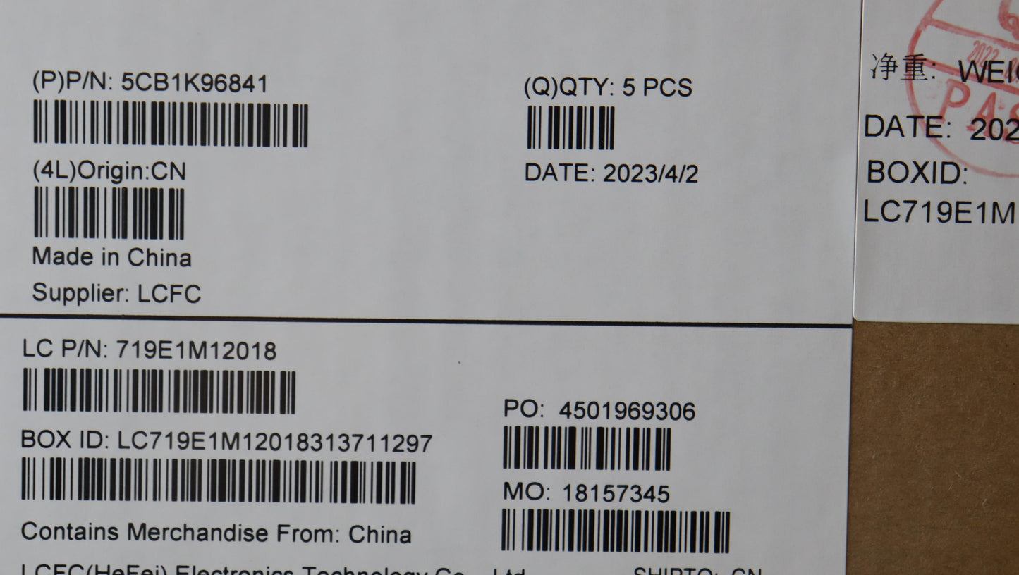 Lenovo Cover Upper Case Assembly Bul - 5CB1K96841