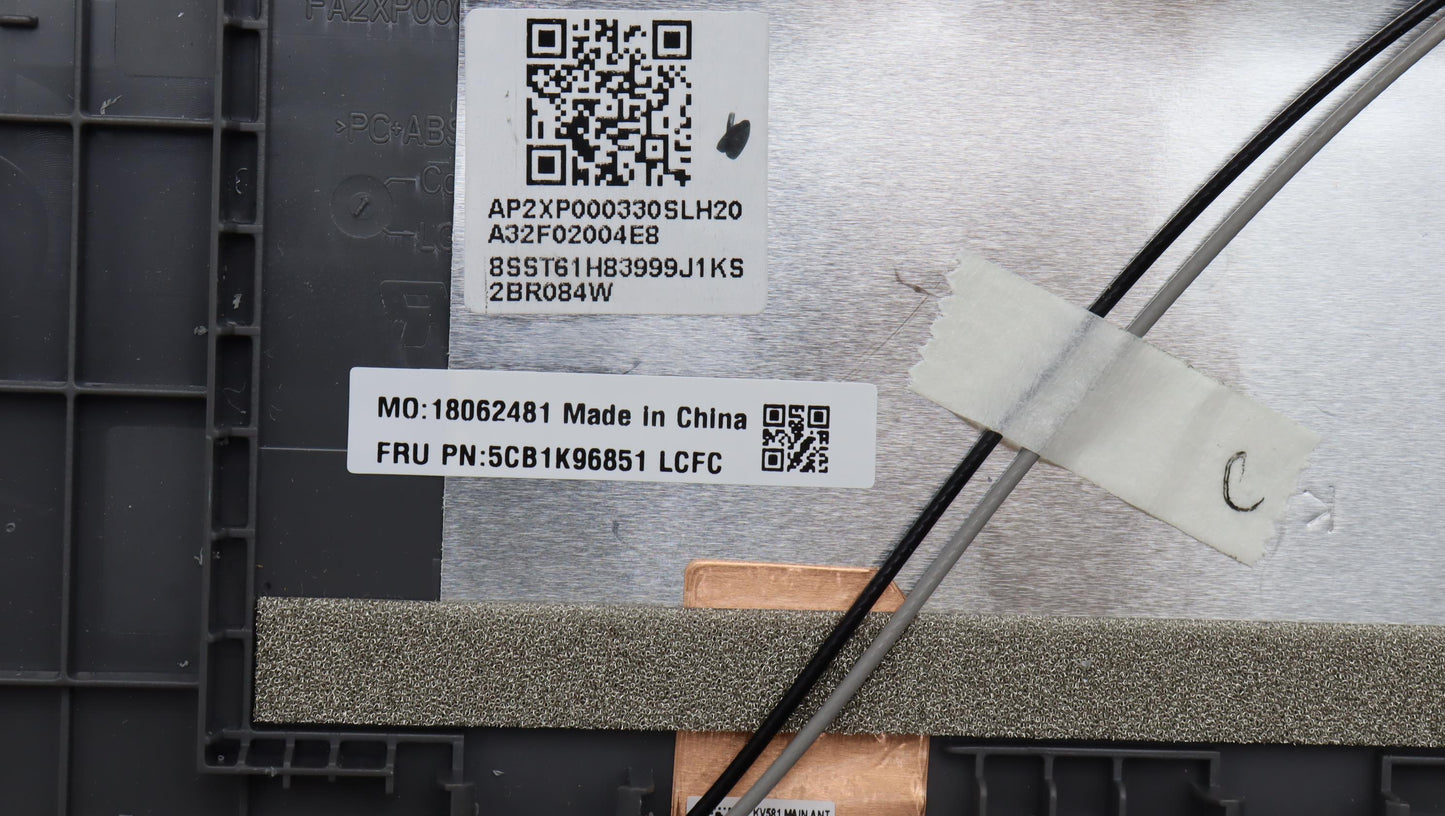 Lenovo Cover Upper Case Assembly Eng - 5CB1K96851