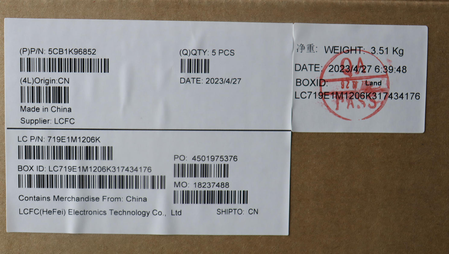 Lenovo Cover Upper Case Assembly Euro - 5CB1K96852
