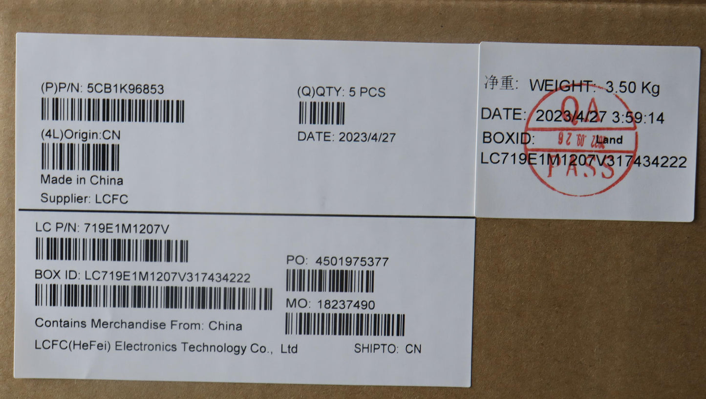 Lenovo Cover Upper Case Assembly Fra - 5CB1K96853
