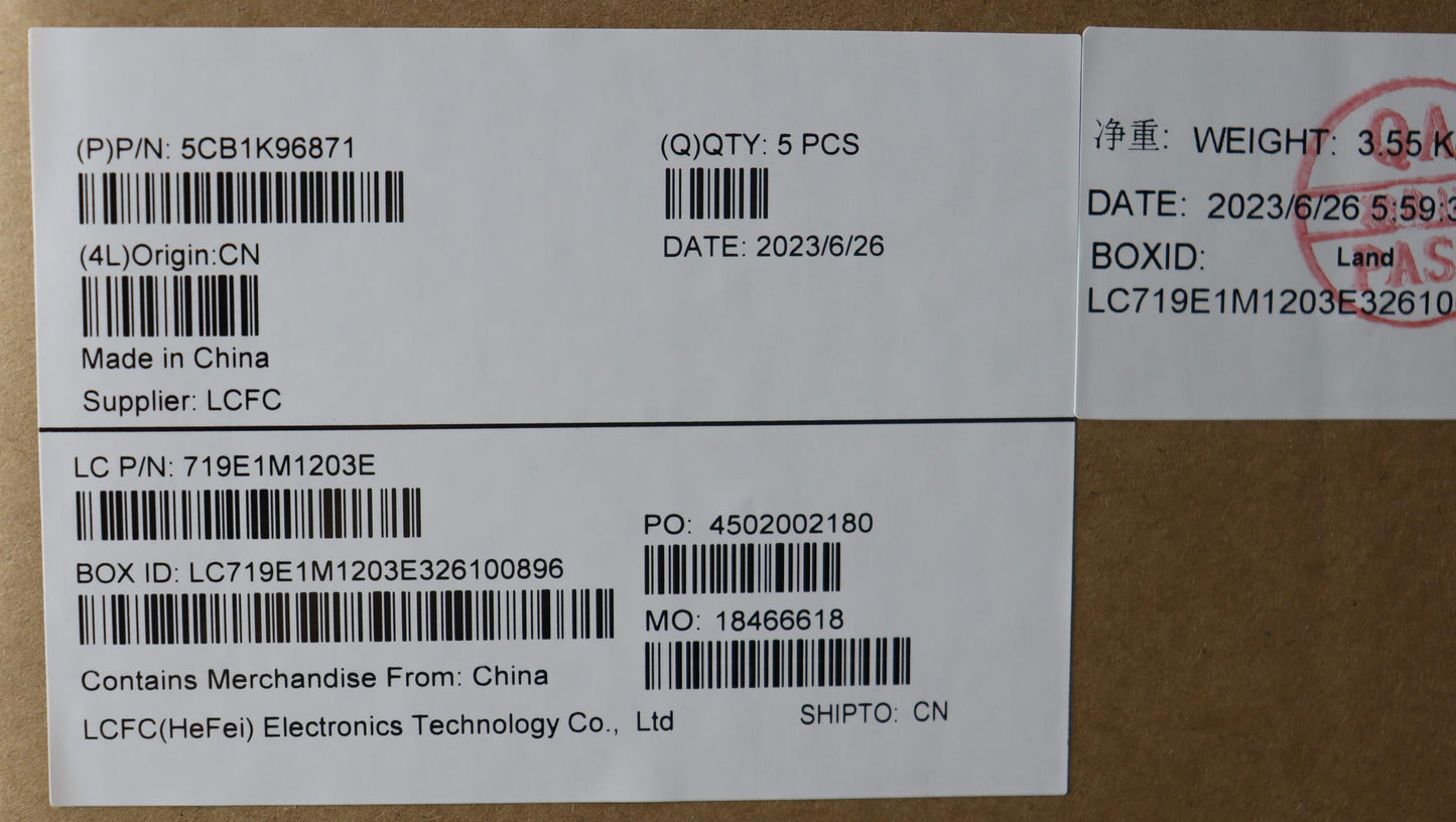 Lenovo Cover Upper Case Assembly Sws - 5CB1K96871