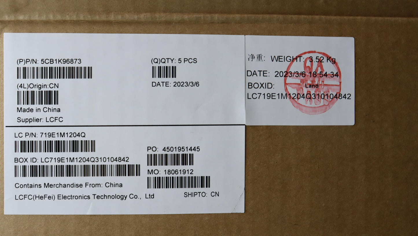 Lenovo Cover Upper Case Assembly Thai - 5CB1K96873