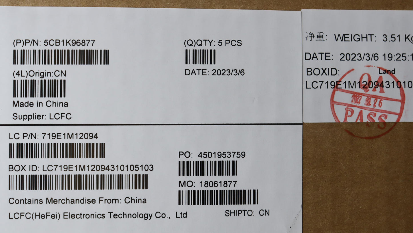 Lenovo Cover Upper Case Assembly Usa - 5CB1K96877