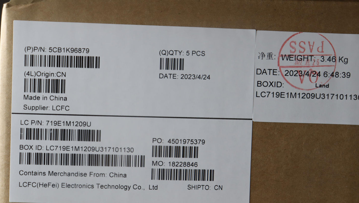 Lenovo Cover Upper Case Assembly Uke - 5CB1K96879