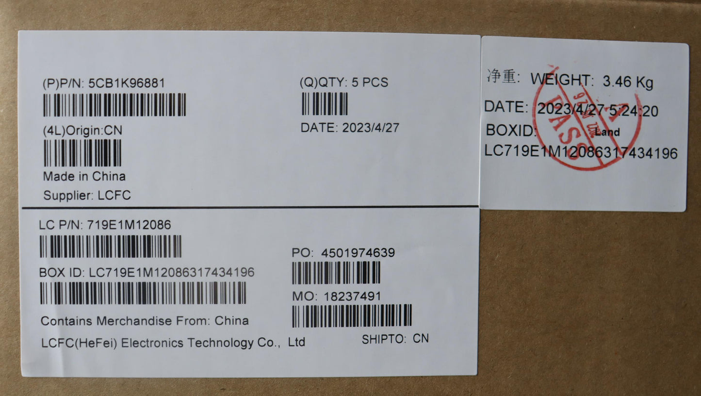 Lenovo Cover Upper Case Assembly Spa - 5CB1K96881