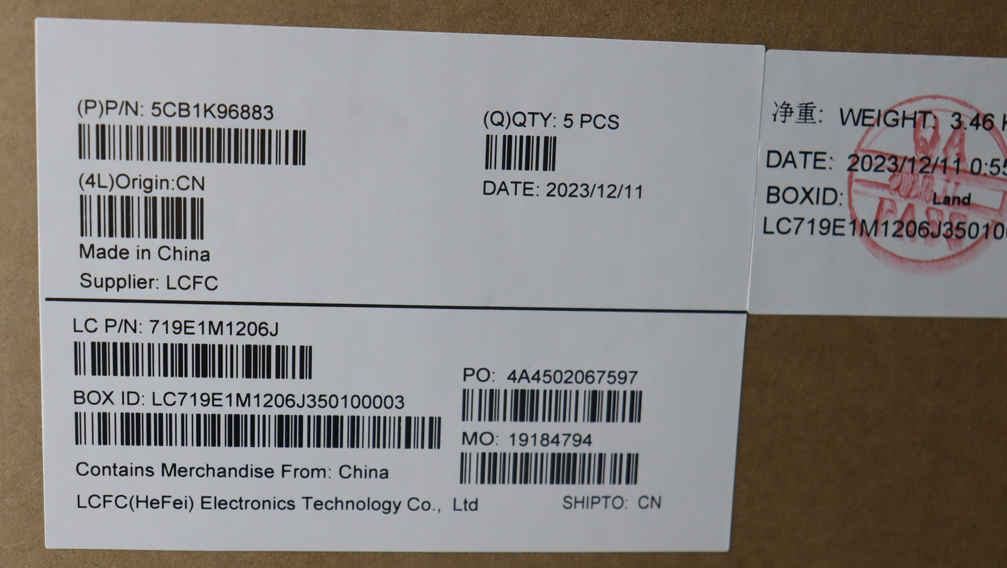 Lenovo Cover Upper Case Assembly Thai - 5CB1K96883