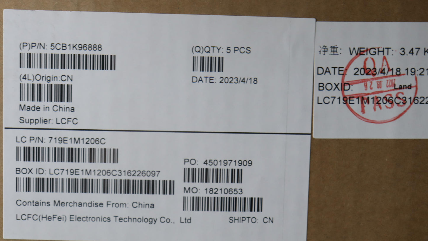 Lenovo Cover Upper Case Assembly Tc L - 5CB1K96888