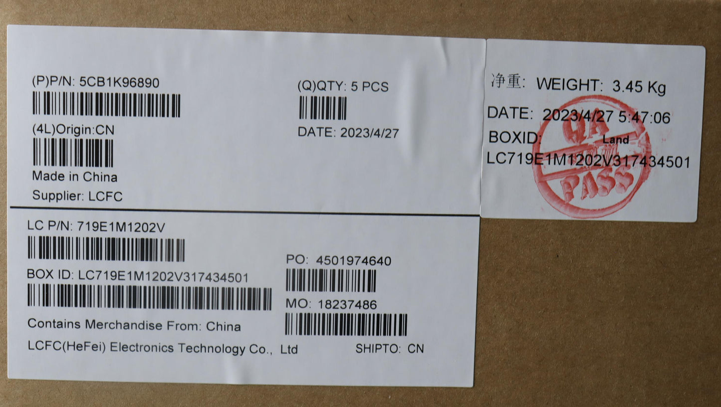 Lenovo Cover Upper Case Assembly Fra - 5CB1K96890