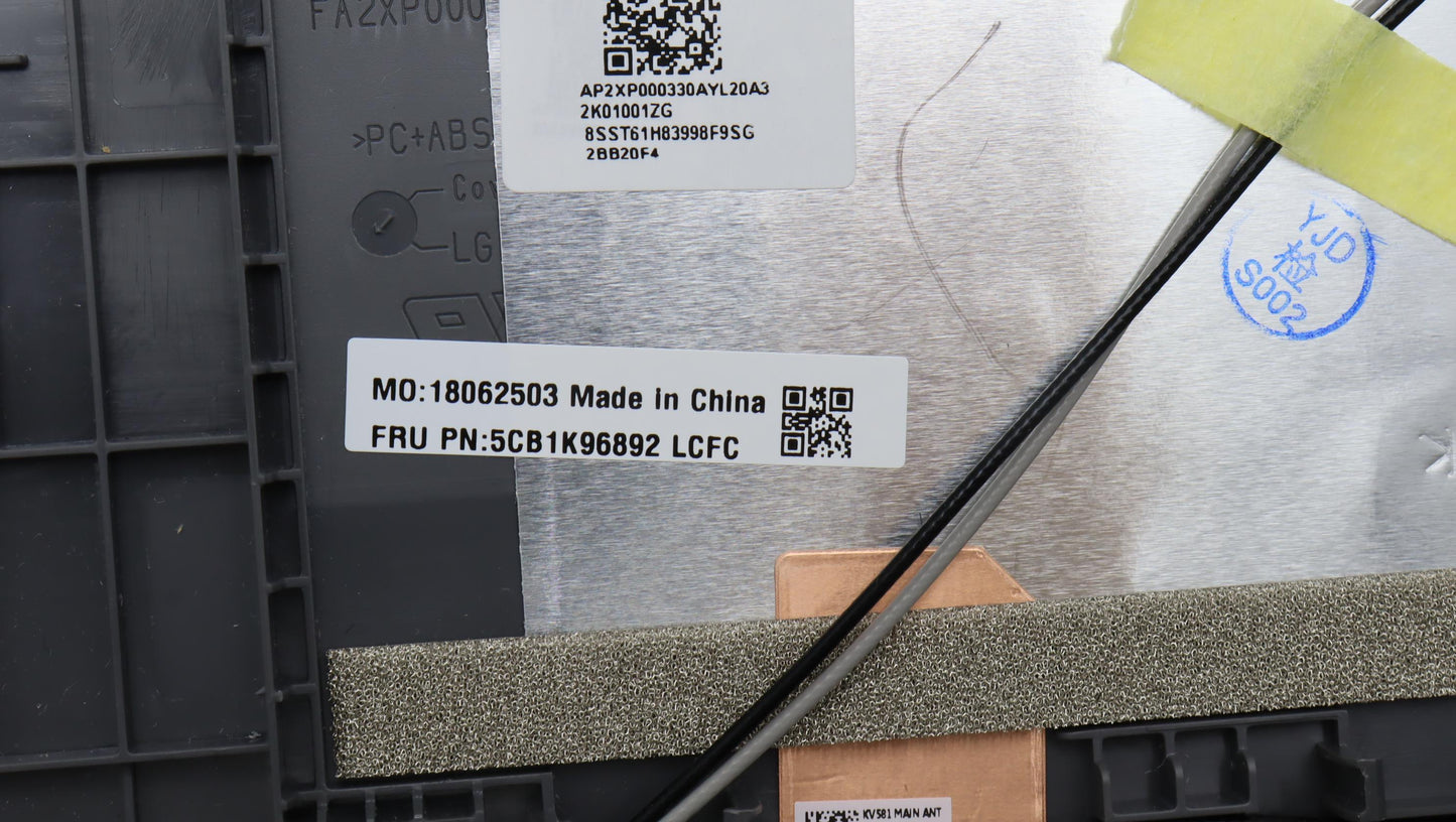Lenovo Cover Upper Case Assembly Ara - 5CB1K96892