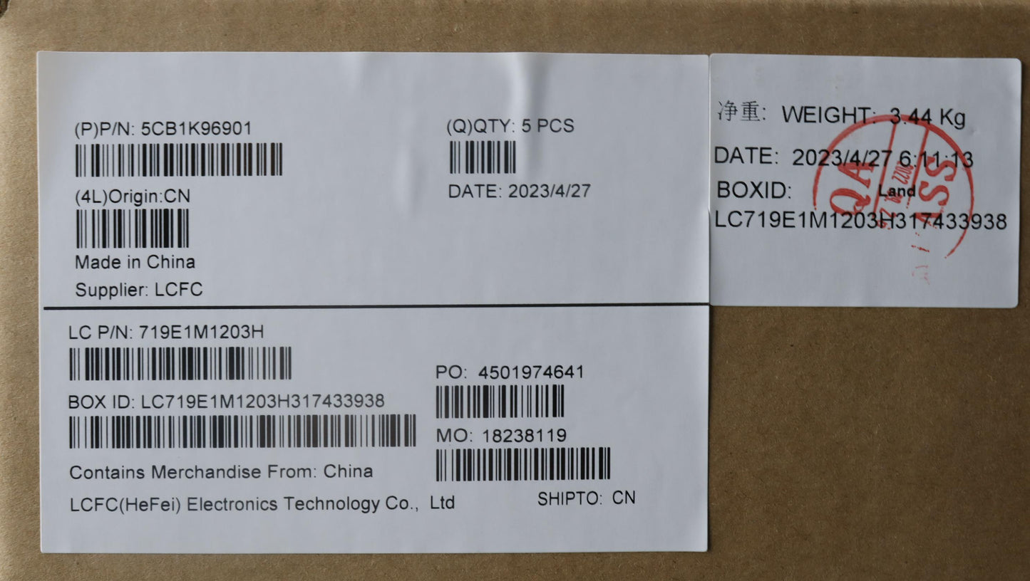 Lenovo Cover Upper Case Assembly Sws - 5CB1K96901