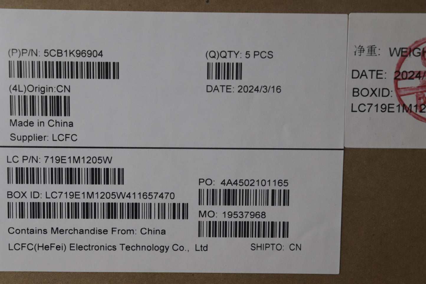 Lenovo Cover Upper Case Assembly Bul - 5CB1K96904