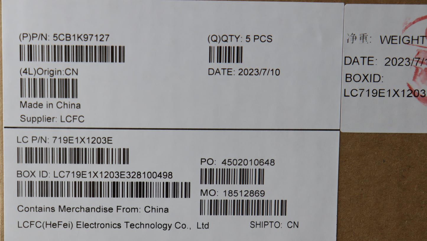 Lenovo Cover Upper Case Assembly Nord - 5CB1K97127